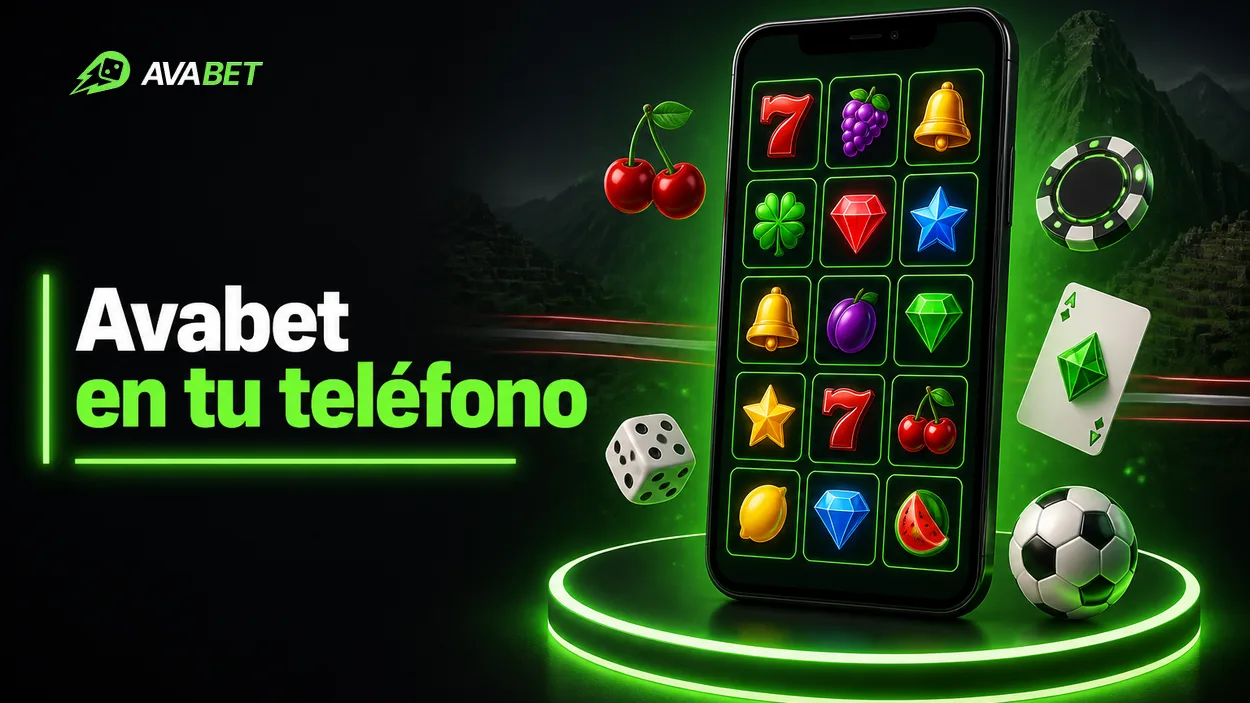 Avabet abierto en el celular